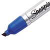Sharpie King Size Permanent Marker, Broad Chisel Tip, Blue, PK12 15003